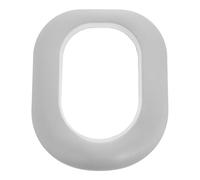 Hoement Coussin de Siège de Toilette en PU Imperméable Gris Housse Rembourrée Réutilisable pour Siège Wc Standard Accessoire Chaud et Confortable pour Apprentissage Propreté Enfantine