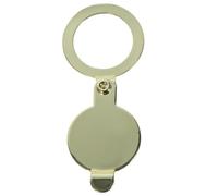 Hoement Couvercle Cuivre pour Œilleton de Porte Cache Anti-regard Rotatif pour Sécurité Appartement Protection de Confidentialité Facile à Installer Accessoire Porte Résidentielle