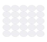 Hoement Couvercle de Montre Transparent en Acrylique, 25 Pièces Bords Polis et Surfaces Lisses, Accessoire pour Réparation de Montre