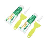 Hoement Crème de Réparation Murale 2 Sets pour Murs Fissurés et Écaillés, Pâte Plastique et Outil Grattoir pour Reboucher Trous et Couvrir Taches Efficacement
