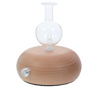 Hoement Diffuseur en Bois pour Huiles Essentielles avec Atomiseur en Verre, Puissance 6w, Réglage du Brouillard, pour Bureau ou Bibliothèque Plusieurs Styles