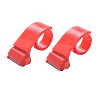Hoement Distributeur de Ruban Adhésif Léger 2pcs en Plastique Bleu, Coupe-ruban Manuel Robuste pour Emballage et Travail en Entrepôt Facile à Transporter