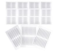 Hoement Double Eyelid Tape Adhesive Strips 30 Sheets Round-Corner PE Tape Sweat-resistant Invisible for Eye Lifting and Makeup Use
