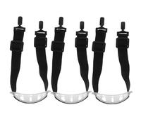 Hoement Élastique pour Casque de Sécurité, Lot de 3 Mentonnières de Rechange Boucle de Protection, Adaptée aux Professionnels du Bâtiment