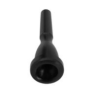Hoement Embouchure pour Trompette en Plastique Noir, Installation Facile, Son Clair, Compatible Instruments Compacts et Petits, Design Moderne Minimaliste