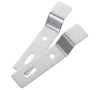 Hoement Ensemble de 2 Crochets Métalliques pour Urinoir Mural Boulons D’expansion, Supports de Fixation Robustes en Métal pour Accessoires de Salle de Bain, Compatibles à Suspendre