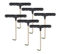 Hoement Ensemble Doutils De Lacet De Patin 6 Pièces Tendeur En Acier Inoxydable Pour Chaussures De Patinage À Roulettes De Hockey Et De Patinage Artistique
