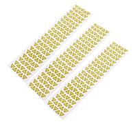 Hoement Étiquettes D'avertissement Électrique Lot de 3 Feuilles Triangle Jaune Pvc, Prévention des Chocs pour Bureaux et Maisons