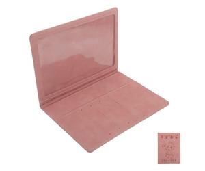 Hoement Étui de Protection pour Certificat de Naissance Porte-documents de Naissance Pu Rose Multiple Poches Étiquetées et Carnet de Parents et -nés Hospital et Voyage