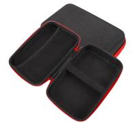 Hoement Étui de Rangement Léger et Résistant en Eva pour Kalimba et Petits Objets, Paquet de Transport Noir Portable, Pochette Pratique pour Piano à Doigts, Lot de 2 Pièces