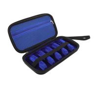Hoement Étui de Rangement Portable avec Séparateur Interne Noir Coque Épaissie et Rembourrage pour Embouchures de Clarinette et Clarinette Basse pour Performances Musicales