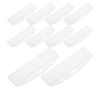 Hoement Étui Transparent pour Carte Identité en Plastique avec Accès Facile et Léger, Porte Carte Badge pour Travail ou École, Lot de 20 Pièces