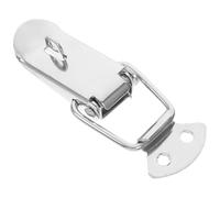 Hoement Fermeture à Ressort Auto-Agrippante en Acier Inoxydable, Loquet à Bascule pour Malle et Boîte à Outils, pour Bricolage et Stockage