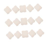 Hoement Feuilles de Mica pour Micro-ondes Argentées 15pcs, Résistance Haute Température, Prolongent la Durée de Vie des Pièces Intérieures, Adaptées Usage Commercial et Domestique