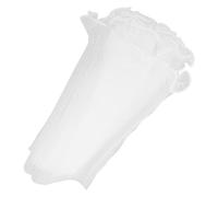 Hoement Fil D'emballage Blanc en Polyester pour Composition, Léger et Facile à Couper, Rouleau Unique pour Emballage Floral en Boutique