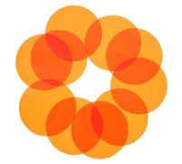 Hoement Film Filtre Couleur pour Appareil Photo 66 Mm, Lot de 10 Feuilles De Gel Lavables, Ambiance Coucher De Soleil, Usage Studio Photo, Couleur Orange, Léger Et Portable