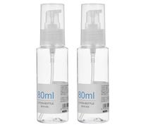 Hoement Flacon Distributeur Vide 80ml en Plastique, Facile à Utiliser et Pratique à Transporter pour Voyages et Randonnées