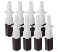 Hoement Flacon Pulvérisateur Nasal 10ml en Plastique, Lot de 10 | Distributeur de Solution Saline, Atomiseur Médical, Entretien du Nez, Compact, Usage Bébé, Huile