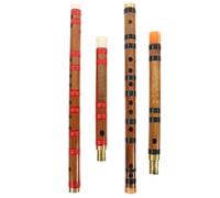 Hoement Flûte Chinoise en Bambou Marron Légère et Lisse, Modèle d Clé, Instrument Traditionnel Rétro pour Débutants et Étudiants Couleur Aléatoire