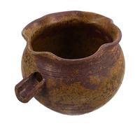 Hoement Fontaine en Céramique Marron Cascade de Poisson, Décor Rustique pour Cour et Espace Intérieur, Résistante aux Intempéries Sons Apaisants d'eau