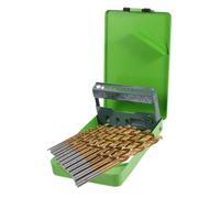 Hoement Forets Pour Acier Ensemble De Mèches Acier à Haute Vitesse Percer Fer Et Inox Coffret De Rangement Portable