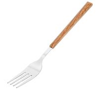 Hoement Fourchette à Barbecue en Acier Inoxydable Grosse Taille Longue Poignée Ustensile Cuisine Multi-Usage pour Steak et Salade Outil Pratique pour Table et Barbecue