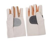 Hoement Gants Résistants Chaleur Cuir de Vachette Durables et Anti-huile Gants de Protection Lourds pour Soudure Cuisine et Manutention Industrielle Couleur Aléatoire