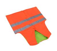 Hoement Gilet Réfléchissant Haute Visibilité Isolant pour Agents D’Entretien Gilet de Sécurité Chaud avec Bandes Réfléchissantes Rembourrage Coton Épais Protection Thermique Hiver
