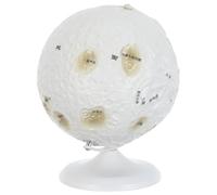 Hoement Globe Lunaire Sphérique Éducatif en Plastique et Fer pour Décoration et Matériel Scientifique Stem Adapté à L'éducation à Domicile