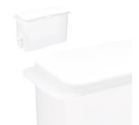 Hoement Grand Récipient à Lessive 3, 5 L en Pp Blanc Valve de Table