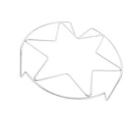 Hoement Grille de Cuisson Vapeur Ronde en Acier Inoxydable 22 CM Support Multifonction pour Autocuiseur et Panier Vapeur Surélevé pour Légumes Œufs et Riz Accessoire Cuisine Solide