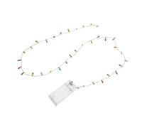Hoement Guirlande Lumineuse Mini Ampoules LED pour Maison Poupée Accessoires Décoratifs Festifs pour Sapin de Noël et Scènes Miniatures Chaîne Perles Flexible avec Boîtier Piles