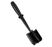 Hoement Hachoir à Viande Manuel Multifonction Noir Pilon à Viande Purée de Pommes de Terre et Légumes Ustensile Cuisine Compact pour Usage Domestique 1 Pièce