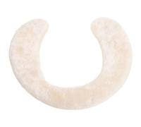 Hoement Housse de Siège de Toilette Chaude Escabeau D'appoint en Polyester Beige Confortable et Sécurisée pour Garçon et Filles pour Apprentissage du Pot en Hiver