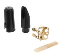 Hoement Kit Complet pour Clarinette Sib en Plastique Abs Solide Noir Bec et Torche à Bol pour Musicien Professionnel