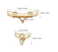 Hoement Kit D’Accessoires pour Saxophone Alto - Jeu de Vis de Protection et Protège-Clés Solide - Pièces Détachées de Réparation pour Tampons - Ensemble Compatible pour Entretien et