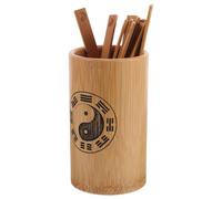 Hoement Kit de Bâtonnets de Divination en Bambou pour Apprentissage du Yi Jing Harmonie Feng Shui et Artisanat Traditionnel, Adapté la Maison Bureau