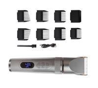 Hoement Kit de Coupe Cheveux et Barbe Électrique pour Homme Design Ergonomique et Performance Silencieuse, pour Voyage et Entretien des Pattes et Poils D'oreille