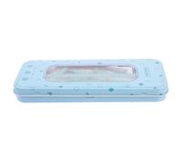 Hoement Kit de Dessin Géométrique pour Étudiants Rapporteur, Compas Rapporteur, Règle Triangulaire en Plastique et Fer, Portable et Mesure Précise pour Bureau et École