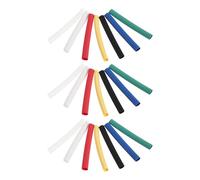Hoement Kit de Réparation 21pcs Embouts de Lacets en Plastique 6mm Gaine Thermorétractable pour Raccourcir et Réparer Lacets Chaussures Randonnée Voyage