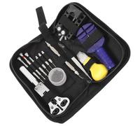 Hoement Kit de Réparation Montre Ensemble 31 Outils en Acier Inoxydable et Plastique Décapsuleur de Bracelet pour Entretien et Remplacement Accessoires Montre