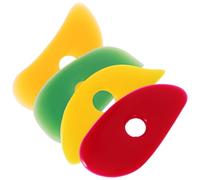 Hoement Kit D'outils de Sculpture en Argile en Silicone pour Poterie 4 Pièces Finition Lisse et Suppression des Traces de Doigts, pour Projets Artistiques et Bricolage