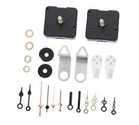 Hoement Kit Mécanisme D'horloge Silencieux et Aiguilles en Métal, Mouvement Quartz à Piles, Réparation et Création D'horloge Murale DIY, Kit Complet D'horlogerie Standard, Usage