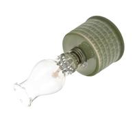 Hoement Lampe à Pétrole Décorative en Céramique Verte, Design Vintage Unique, Résistante à Haute Température, Pièce Polyvalente pour Espaces Cosy et Études