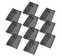 Hoement Lot De 10 Sacs En Filet À Cordon De Serrage 45X35 Cm De Rangement Respirant Pour Linge Sport Natation Camping Multifonctionnel Et Pliable