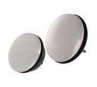 Hoement Lot de 2 Couvercles de Trou d'Évier en Acier Inoxydable Bouchons de Robinet Décoratifs Cuisine et Salle de Bain Diamètre 35 MM et 45 MM Compatibles Trous 25-30 MM et 31-40 MM