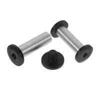Hoement Lot de 2 Vis Inox 5 Mm X 19 Mm Goupille de Fixation et Loquet de Verrouillage pour Manche de Couteau, Accessoires pour Construction et Réparation, Outils de Bricolage Robustes