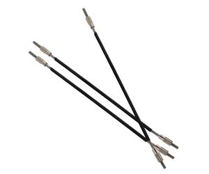 Hoement Lot De 3 Cordons De Queue Pour Violon 4/4 En Fil D'acier, Cordier De Violon En Boyau Solide, Accessoires De Remplacement Résistants Pour Instruments De Musique Classiques