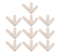 Hoement Lot de 30 Presse-tubes de Dentifrice Plastique Beige, Presse- Manuel Multifonction pour Tubes Souples, Compact Anti-gaspillage Salle de Bain et Voyage