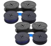 Hoement Lot de 4 Rubans en Nylon Noir pour Machine à Écrire Vintage Compatibles Large Gamme, Distribution Uniforme d'encre, pour Projets D'écriture Classiques